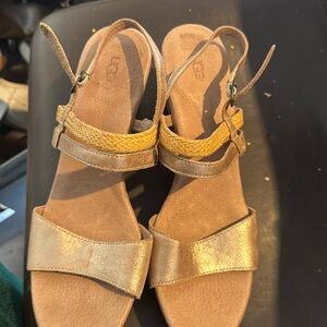 UGG Women's Gold Sandals